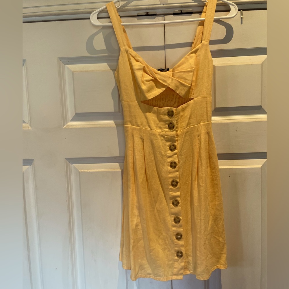 Never worn yellow sundress
